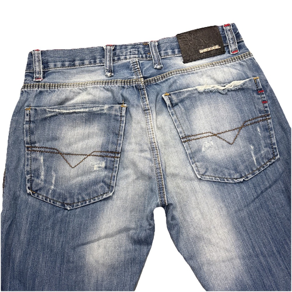 Diesel Men's Straight Jeans - Light Blue